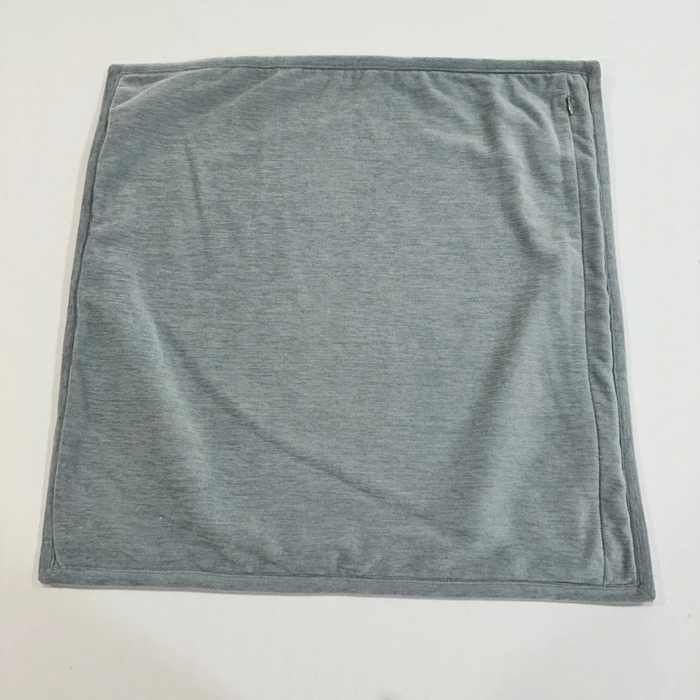 Pottery Barn Cozy Cloud Pillow‎ Cover 20x20 Grey Chambray Cotton | Minimalist